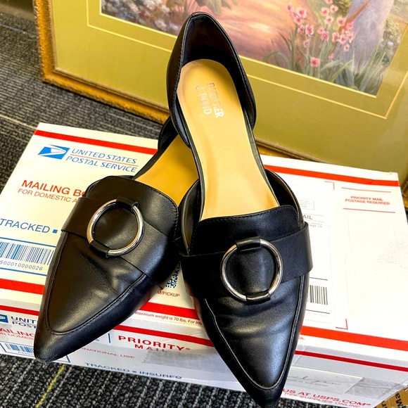 Bleecker & Bond Shoes - Genuine Leather Black Loafer Size 10
